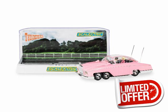 Scalextric C4479 Thunderbirds FAB-1 Film and TV Slot Ca