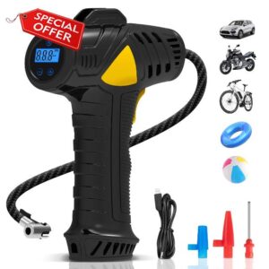 LVELFE Cordless Tyre Inflator Air Compressor