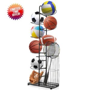 COSTWAY 7-Tier Ball Storage Rack