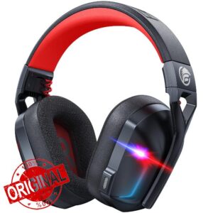 Fachixy「2024 New」FC300 Wireless PS5 Gaming Headphones - 2.4 GHz & Bluetooth Headset with Mic- 50Hr Battery