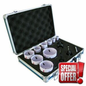 Makita D-47282 12 Piece Electrician Holesaw Kit