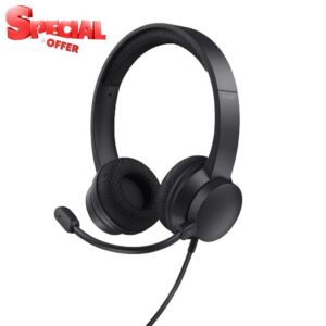 Trust Ayda On-Ear USB PC Headset with ENC Noise Cancelling Microphone