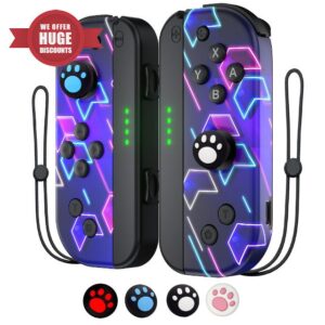 TURPOW Replacement Controller sw Gamepad for N S-witch/Lite/OLED with Motion Control/Dual Vibration/Wake-Up/Screenshot