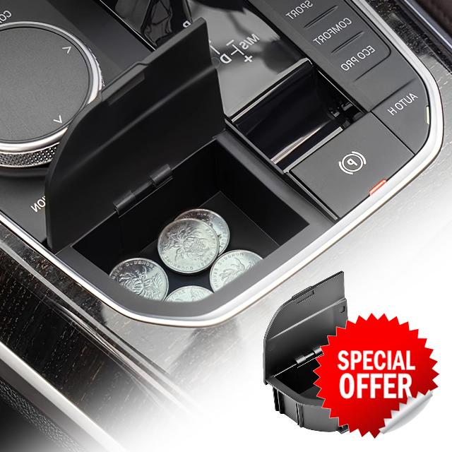 KUNGKIC RHD for BMW 1 3 4 Series X3 X4 X5 X6 X7 F40 F44 G20 G26 G01 G02 G21 G80 G07 I4 I3 ABS Car Gear Shift Storage Box Interior Accessories Modification Customized Vehicle Desig
