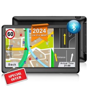 Jimwey Bluetooth UK Sat Nav for Car