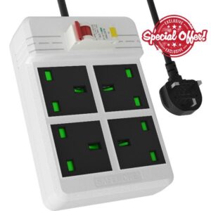 SAFEMORE RCD Extension Lead GFCI Surge Protected Extension Lead