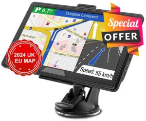 Jimwey SAT NAV 2024 UK EU Map