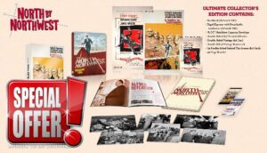 North by Northwest Ultimate Collector's Edition with Steelbook [4K Ultra HD] [1959] [Blu-ray] [Region Free]