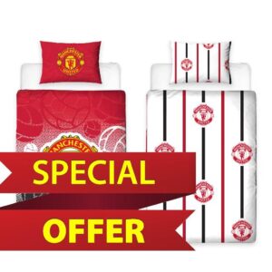 Manchester United FC Character World Official Single Duvet Cover Set