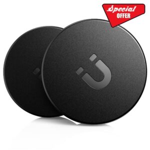 2 Pack Waterproof Magnetic AirTag Holder - Klearlook Magnetic AirTag Case Compatible Apple AirTags