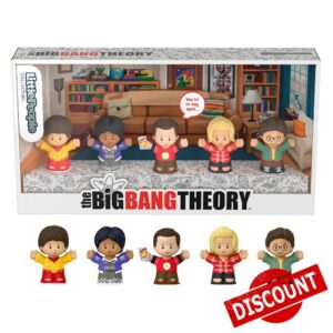 LittlePeople Collector The Big Bang Theory TV Show Special Edition Set in a Display Gift Box for Adults & Fans
