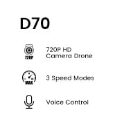 D70 drone with camera