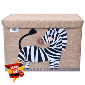 CLCROBD Foldable Kids Large Toy Chest with Flip-Top Lid