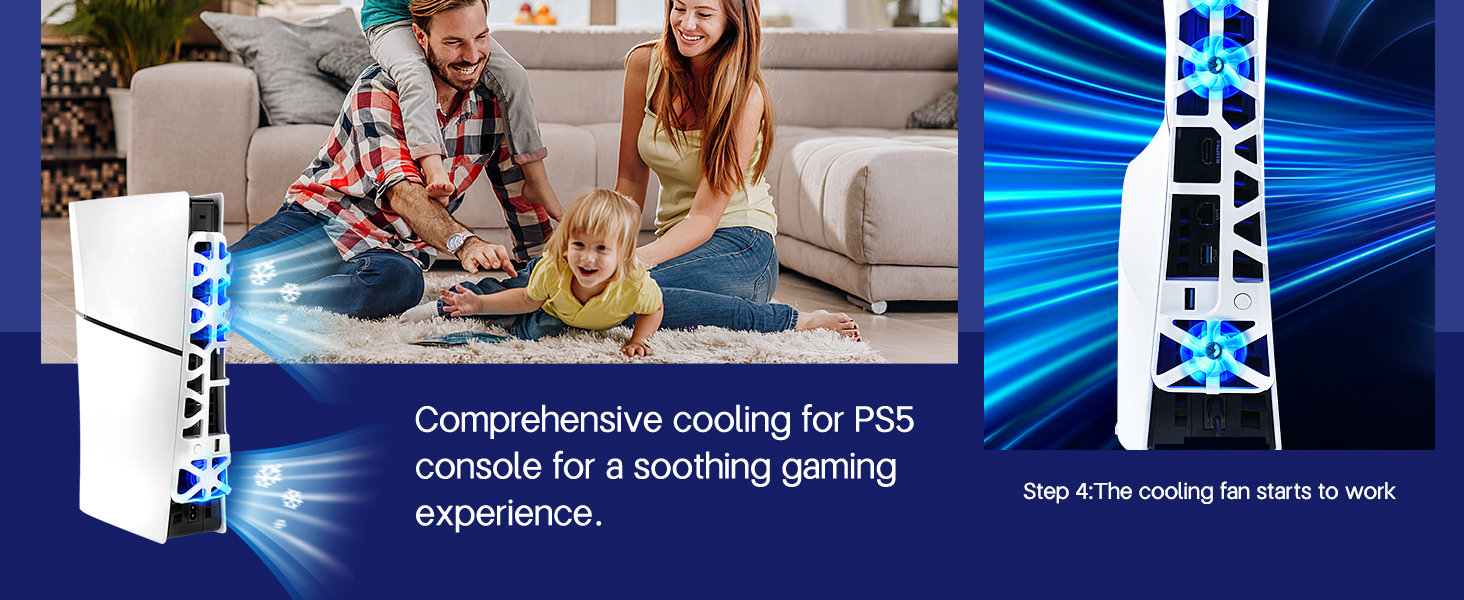 ps5 Slim cooling stand