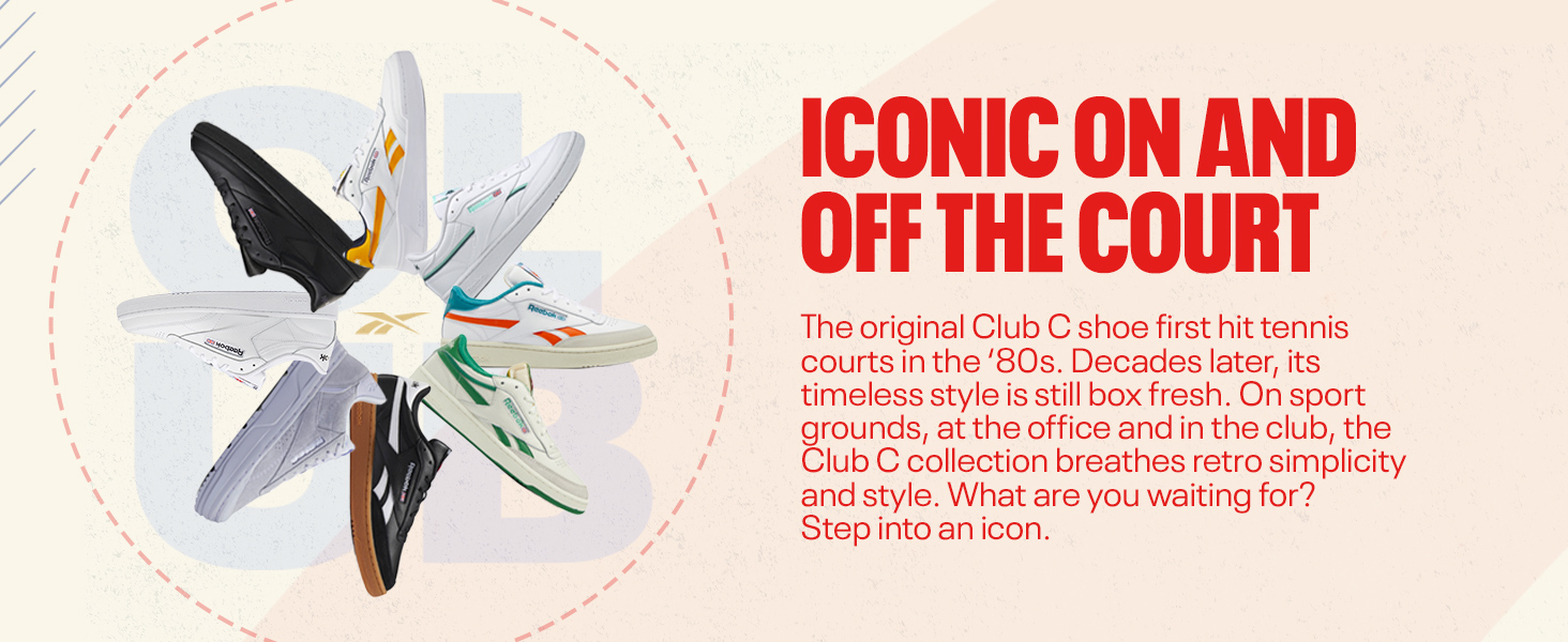 CLUB C 85 ICONIC ON AND OFF THE COURT