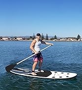 Triclicks Inflatable Stand Up Paddle Board SUP Inflatable Paddle Board 10ft Surfing Board Kit for...