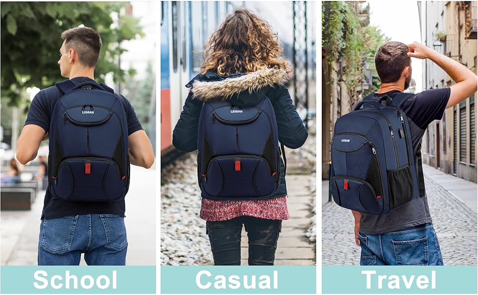Large Travel Laptop Backpack for Men