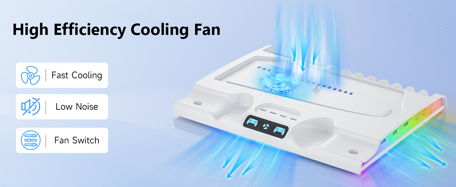 PS5 Slim Cooling and Charging Stand