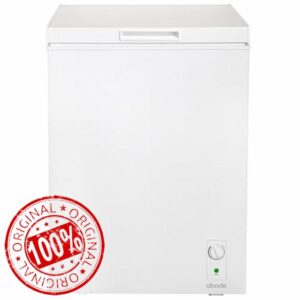 Abode Freestanding White Chest Freezer 142L with Removable Wire Basket & Counter Balance Lid