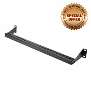 StarTech.com 1U Rack Mountable Cable Lacing Bar w/Adjustable Depth