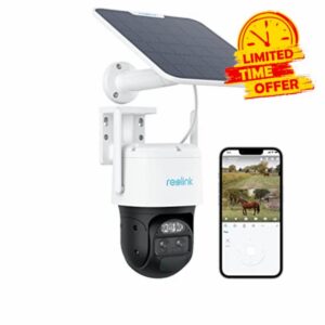 Reolink 3G/4G Solar Security Camera Outdoor with Auto-Tracking-Zoom