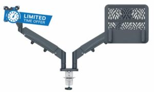 Leitz Ergo Space Saving Monitor and Laptop Arm