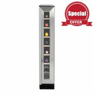 Willow W15WCSS 20L Under Counter Wine Cooler with Space for 7 Bottles