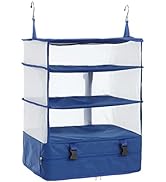 ELEZAY Hanging Packing Cubes Transformable Garment Closet Organisers Storage for Suitcases Carry ...