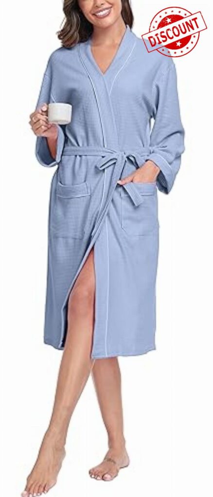 Sopesil Women Waffle Dressing Gowns