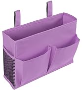 ELEZAY Bedside Organiser Waterproof Oxford Hanging Bedroom Caddy with Velcro Straps for Dorm Bunk...