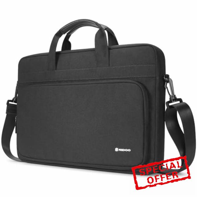 NIDOO 15 Inch Laptop Briefcase Shoulder Messenger Bag Sleeve for 15" 16" MacBook Pro Air/Surface Laptop 5 4 3 /IdeaPad Slim 3i /ThinkBook 15/15.6" ThinkPad T15 E15 L15 P15s /XPS 15 /Latitude 554