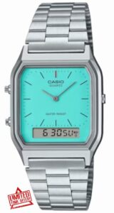 Casio Unisex's Analogue-Digital Quartz Watch with Stainless Steel Strap AQ-230A-2A2MQYES