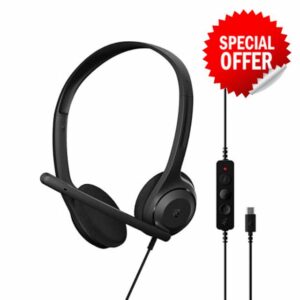 EPOS C1 Advanced Business Headset with USB-C Connectivity for Modern Devices