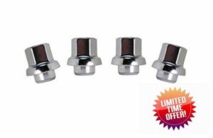 EZAccessory 20 Pcs Flange Mag Lug Nuts 7/16"" Replacement for Vintage Corvette Wheels