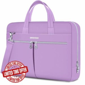 Ferkurn Laptop Bag Case for Women Men Briefcase Messenger Computer Bag with Shoulder Compatible with Macbook Pro/Air