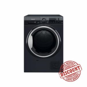 Hotpoint Crease Care 9kg Freetstanding Heat Pump Tumble Dryer - Black