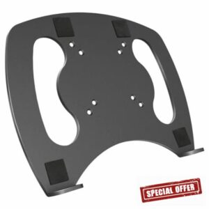 Mumuve VESA Laptop Tray Notebook Holder For Monitor Arm/Mount VESA Mount Tray Fits Up To 15.6 "Laptop VESA 100x100mm Black VESA Mount Tray