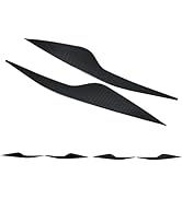 Longzhuo 2 Pcs Headlight Eyebrow Front Left Right Light Eyelid Trim Cover Replacement for Ford Fo...