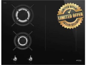 Combined induction and gas hob with 4 cooking zones from Smeg Classic - PM3643D