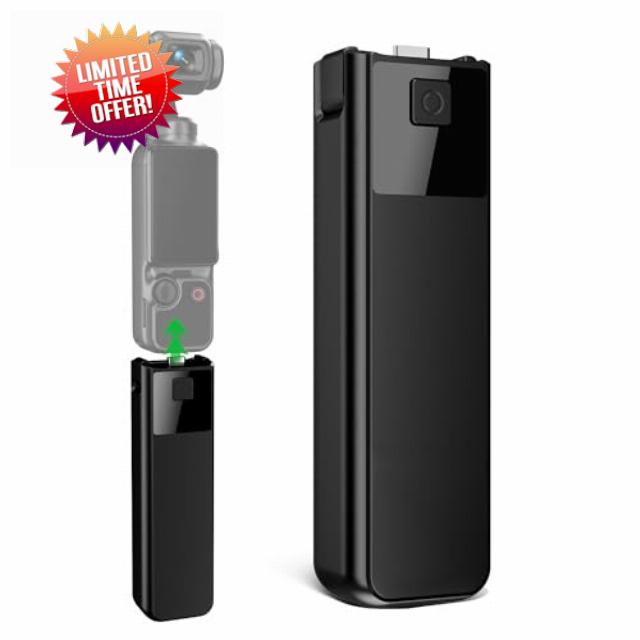 Adicop Pocket 3 Battery Handle Compatible with DJI Osmo Pocket 3
