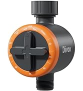Diivoo Water Flow Meter, Digital Hose Water Meter with 4 Measure Modes & 180° Removable Panel, IP...