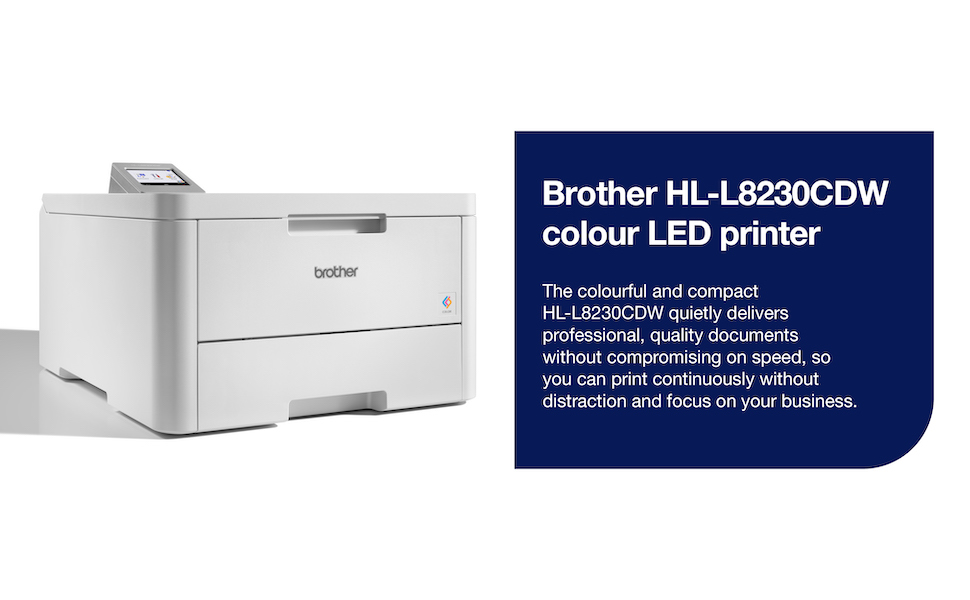 Brother HL-L8230CDW colour LED printer header