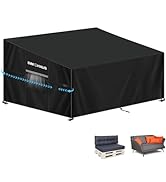 SIMPHAUS Garden Table Cover Bistro Table Protective Cover Garden Coffee Table Cover Garden Furnit...