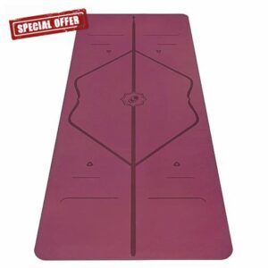 Liforme Original Yoga Mat – Free Yoga Bag Included - Patented Alignment System