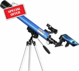 Tuword Astronomical Telescope 600/50 Refractor Telescope with 2 Eyepieces