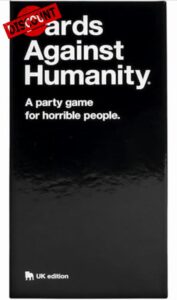 The Board Card Games UK Edition A funny Card Game for Young and Adults terribly Fun for Horrible People Includes 600 Cards Pack Of 1