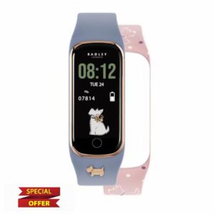 Radley Ladies Series 8 Vintage Blue and Praire Pink Prinnted Silicone Strap Smart Watch Set RYS08-2138-SET