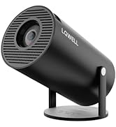 LQWELL Projector, Mini Projector, Supports Wifi 6 BT5.0 with 11.0 Android OS, Automatic Keystone...