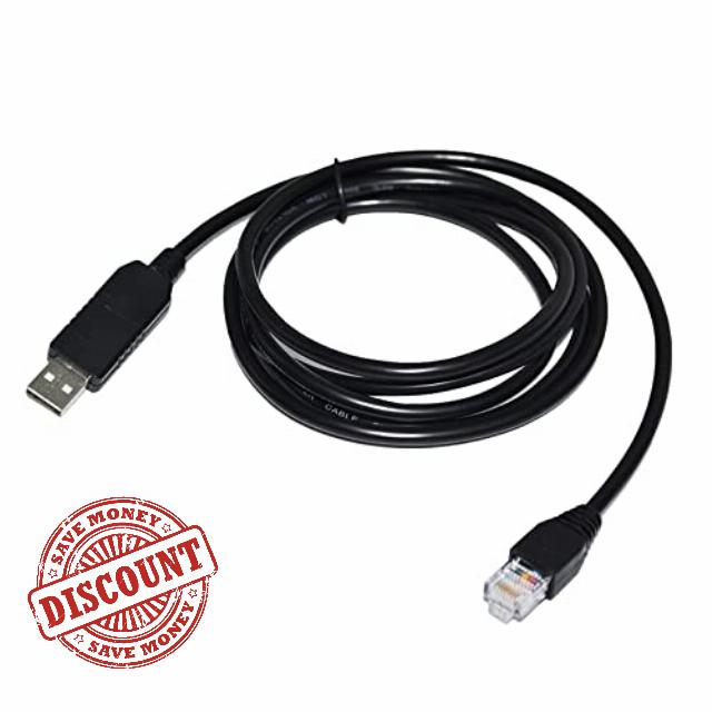 ETomey FTDI FT232RL CHIP USB TO RJ45 PLUG ADAPTER RS485 CONVERTER SERIAL COMMUNICATION CABLE Compatible With D/EY-E HYBRID SOLAR MPPT INVERTER TO PC (Size : 3M