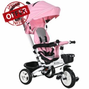 HOMCOM 6 in 1 Trike for Toddler